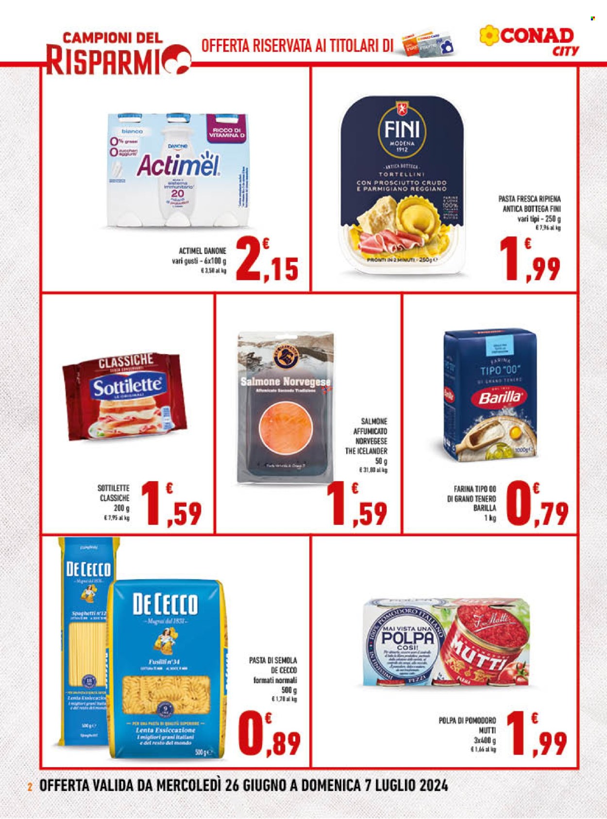 Leták Conad City - 26.6.2024 - 7.7.2024. Strana 2