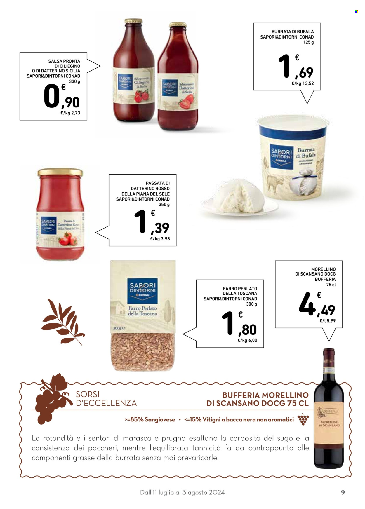 Volantino Conad Superstore - 11/7/2024 - 3/8/2024. Pagina 9