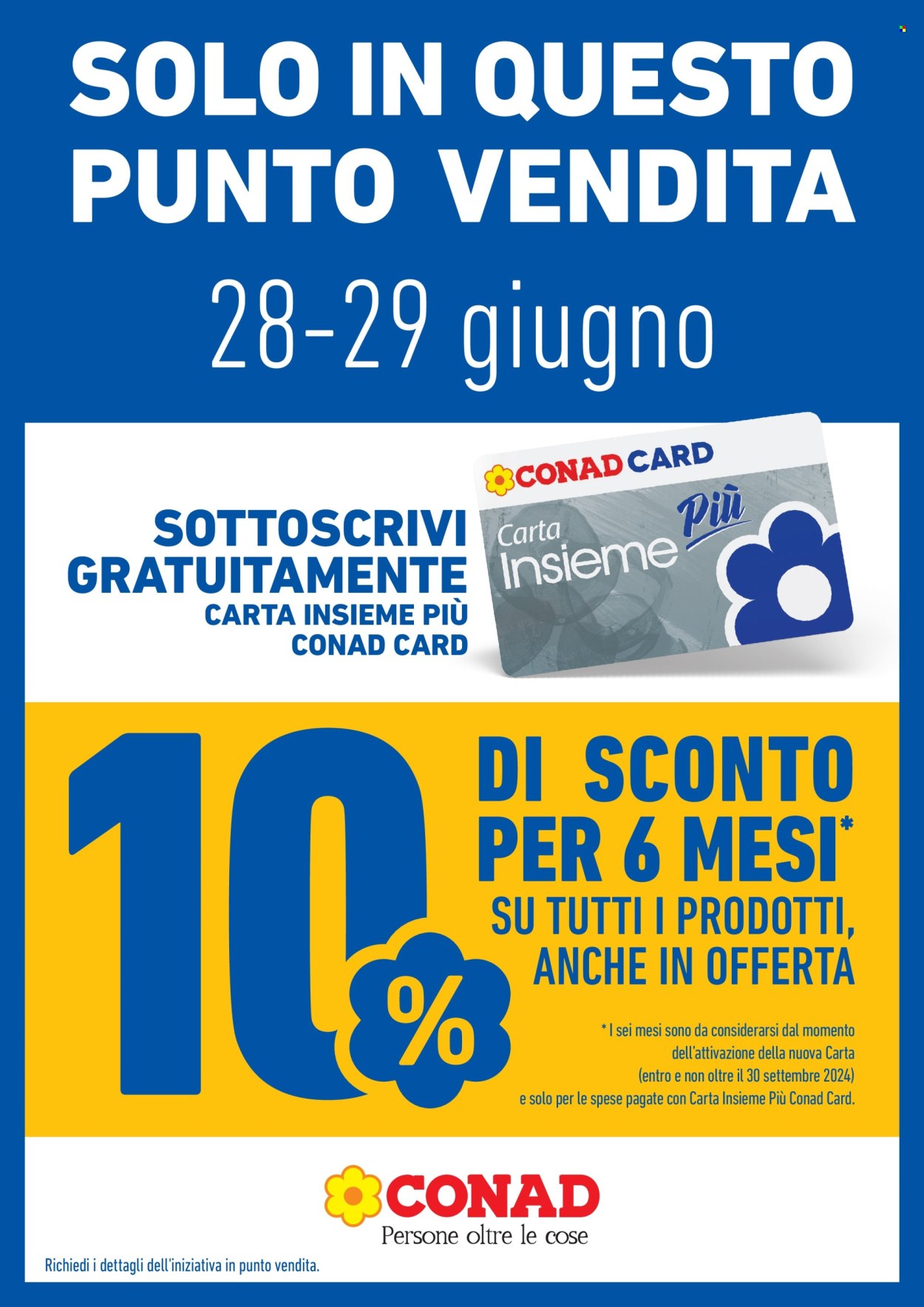 Volantino Spazio Conad - 28/6/2024 - 29/6/2024. Pagina 1