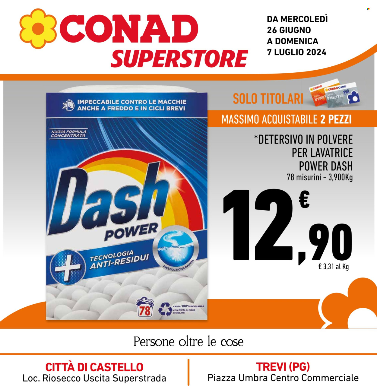 Leták Conad Superstore - 26.6.2024 - 7.7.2024. Strana 1