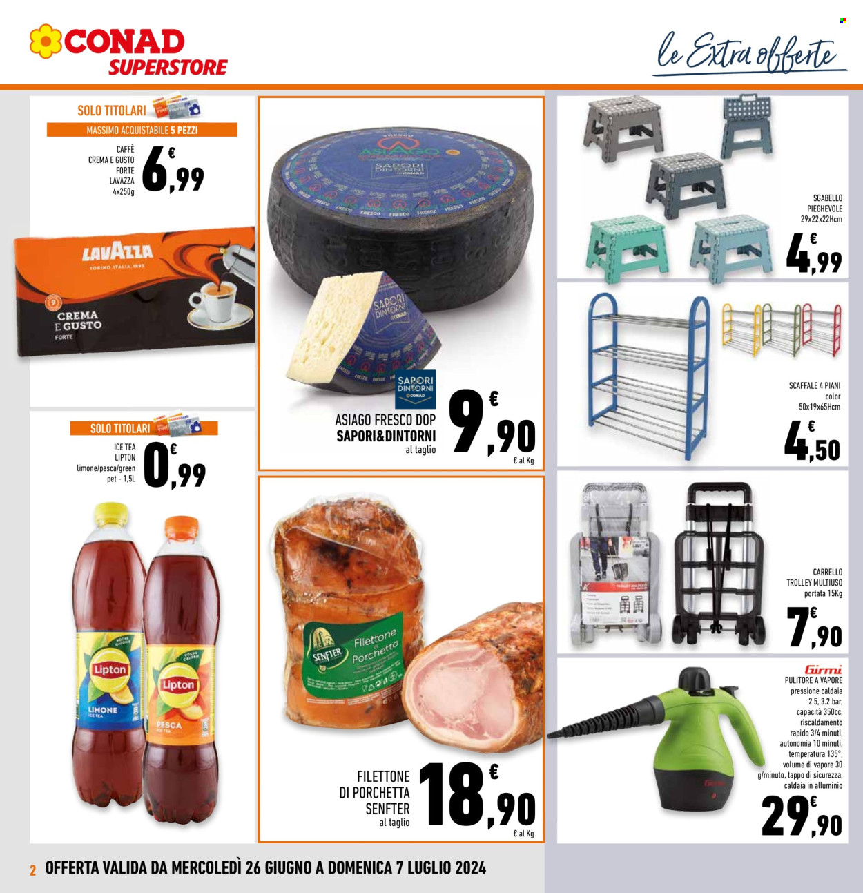 Volantino Conad Superstore - 26/6/2024 - 7/7/2024. Pagina 2