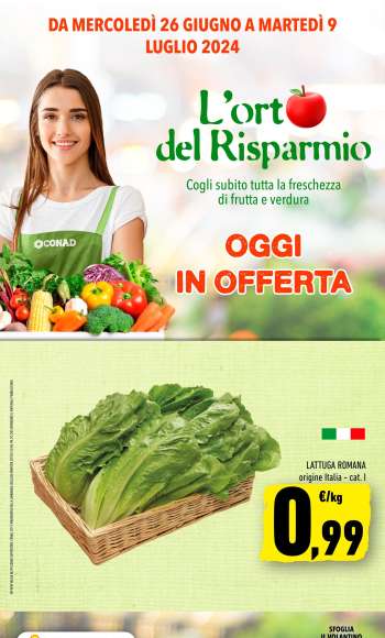 Volantino Conad - 26/6/2024 - 9/7/2024.