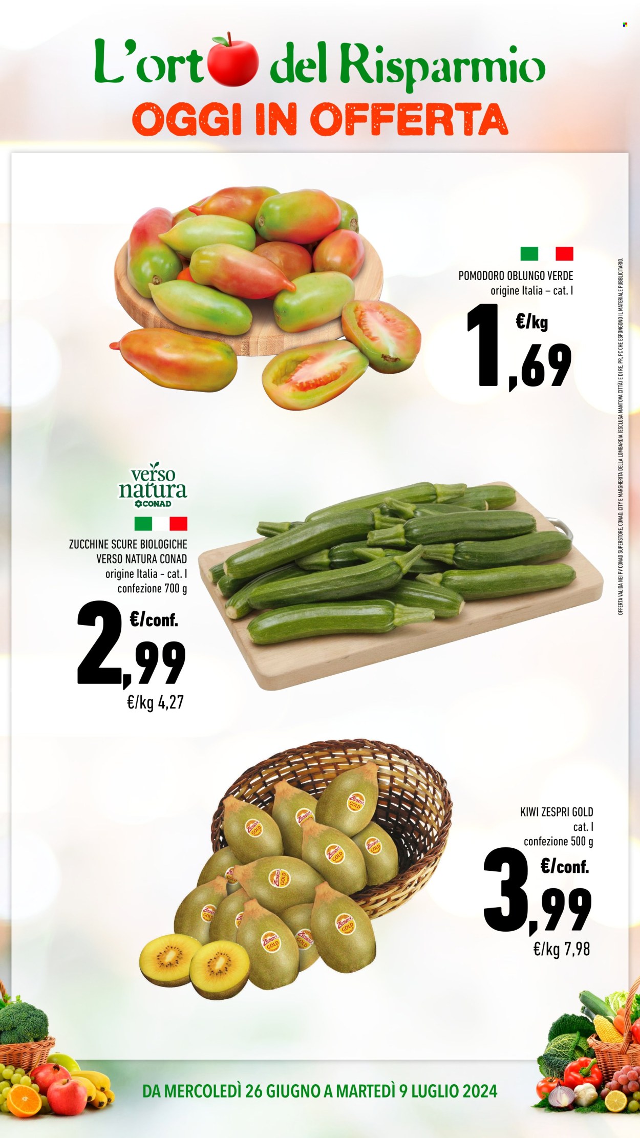 Volantino Conad - 26/6/2024 - 9/7/2024. Pagina 2
