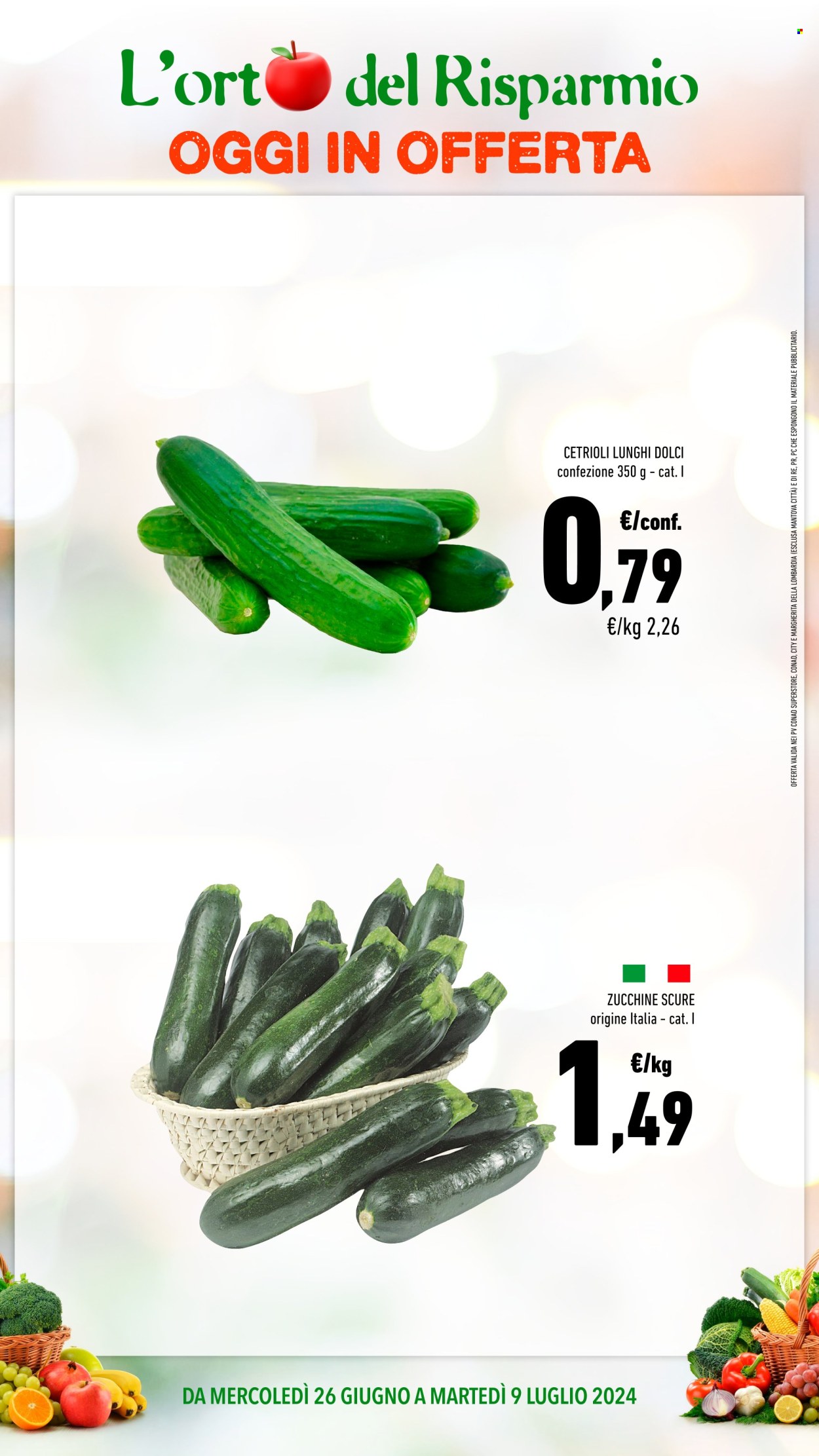 Volantino Conad - 26/6/2024 - 9/7/2024. Pagina 3