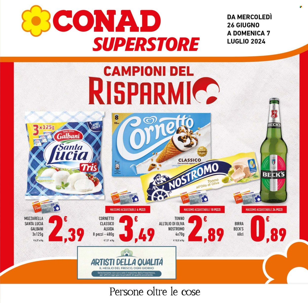 Volantino Conad Superstore - 26/6/2024 - 9/7/2024. Pagina 9
