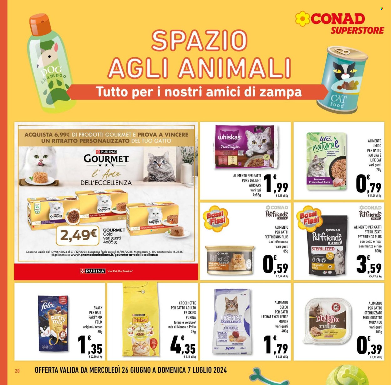 Volantino Conad Superstore - 26/6/2024 - 9/7/2024. Pagina 20