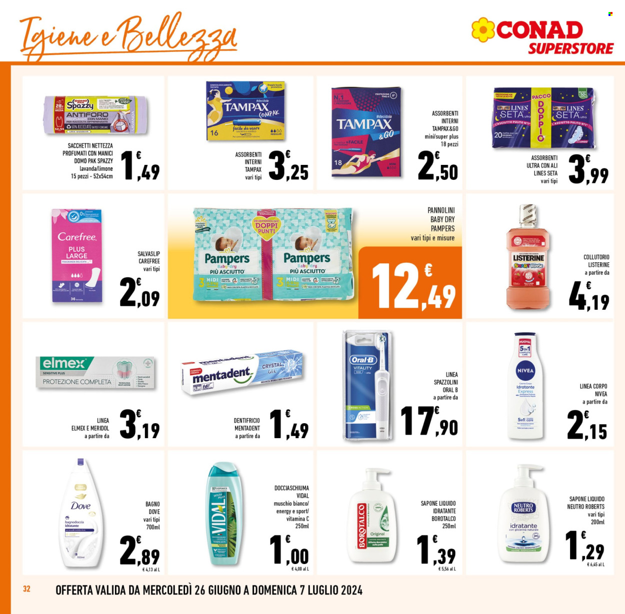 Volantino Conad Superstore - 26/6/2024 - 9/7/2024. Pagina 32