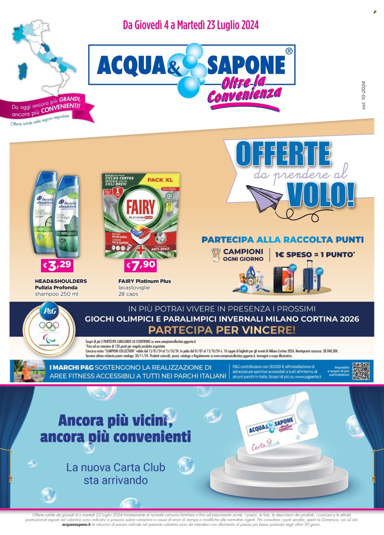 Leták Acqua & Sapone - 4.7.2024 - 23.7.2024. Strana 1