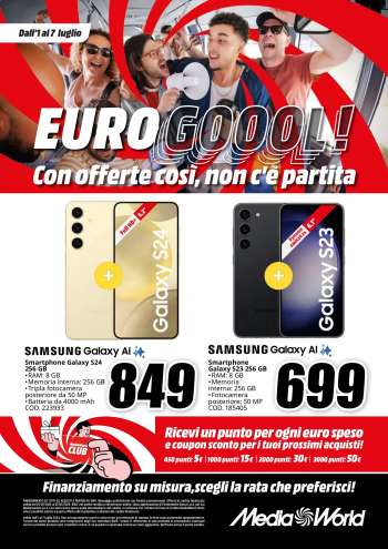Volantino MediaWorld - 1/7/2024 - 7/7/2024.