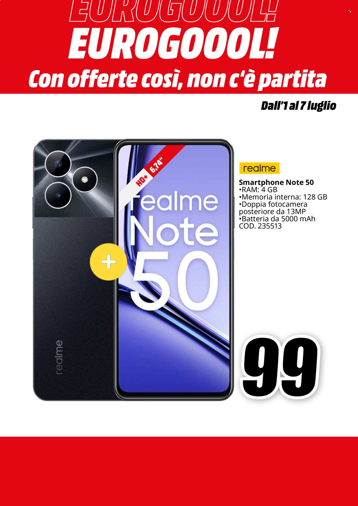 Volantino MediaWorld - 1/7/2024 - 7/7/2024. Pagina 5