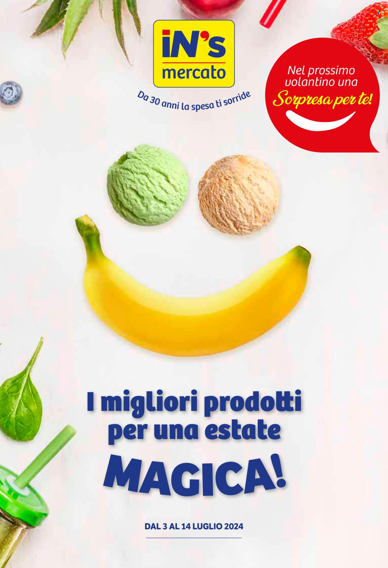 Volantino iN's Mercato - 3/7/2024 - 14/7/2024. Pagina 1