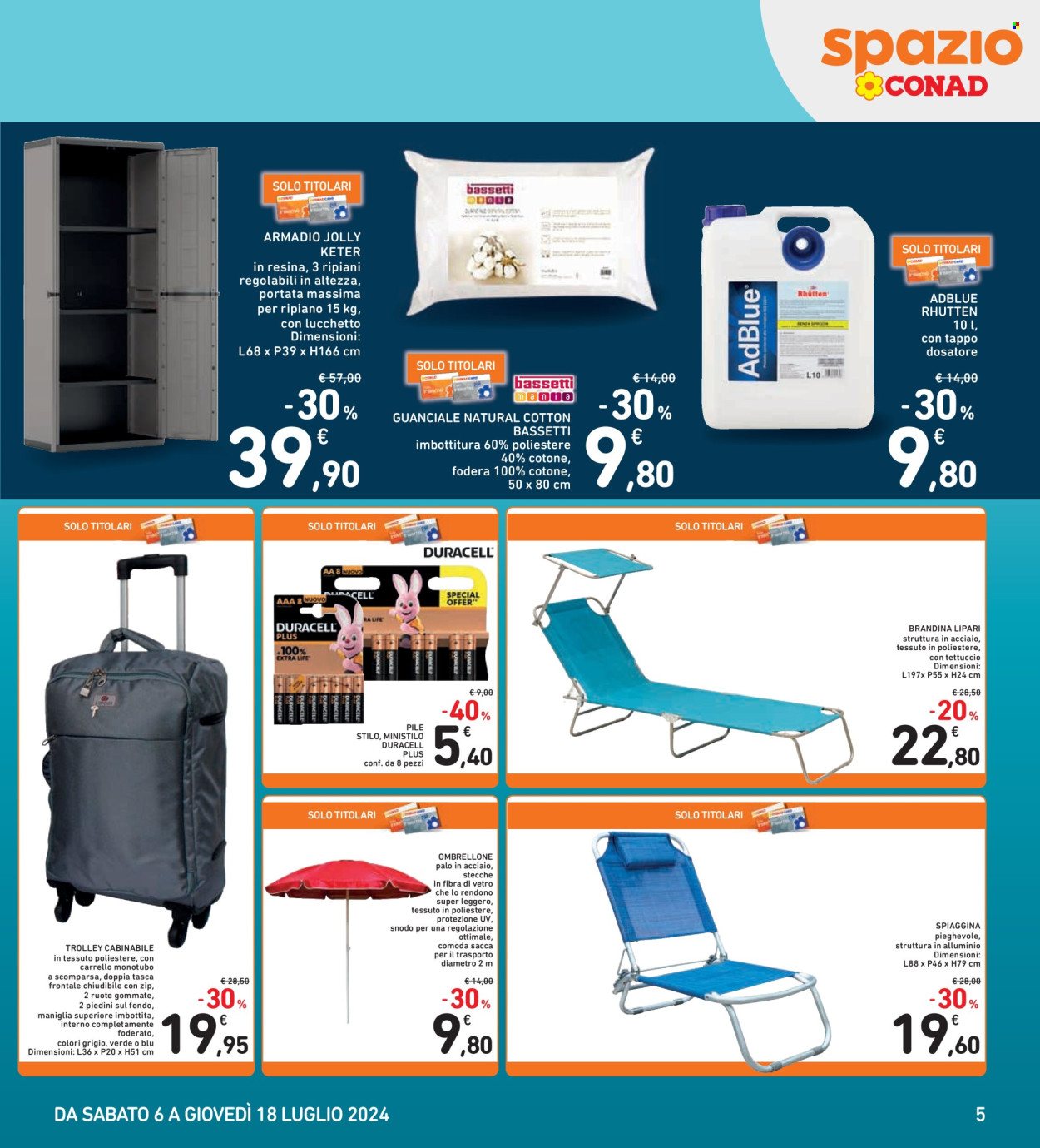 Volantino Spazio Conad - 6/7/2024 - 18/7/2024. Pagina 5