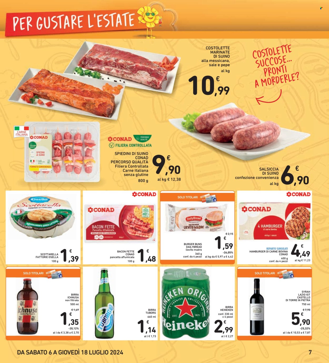 Leták Spazio Conad - 6.7.2024 - 18.7.2024. Strana 7