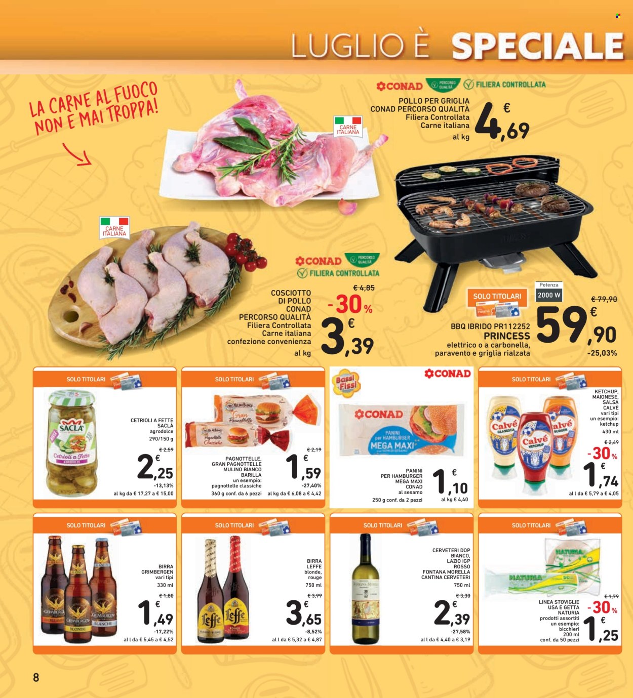 Volantino Spazio Conad - 6/7/2024 - 18/7/2024. Pagina 8
