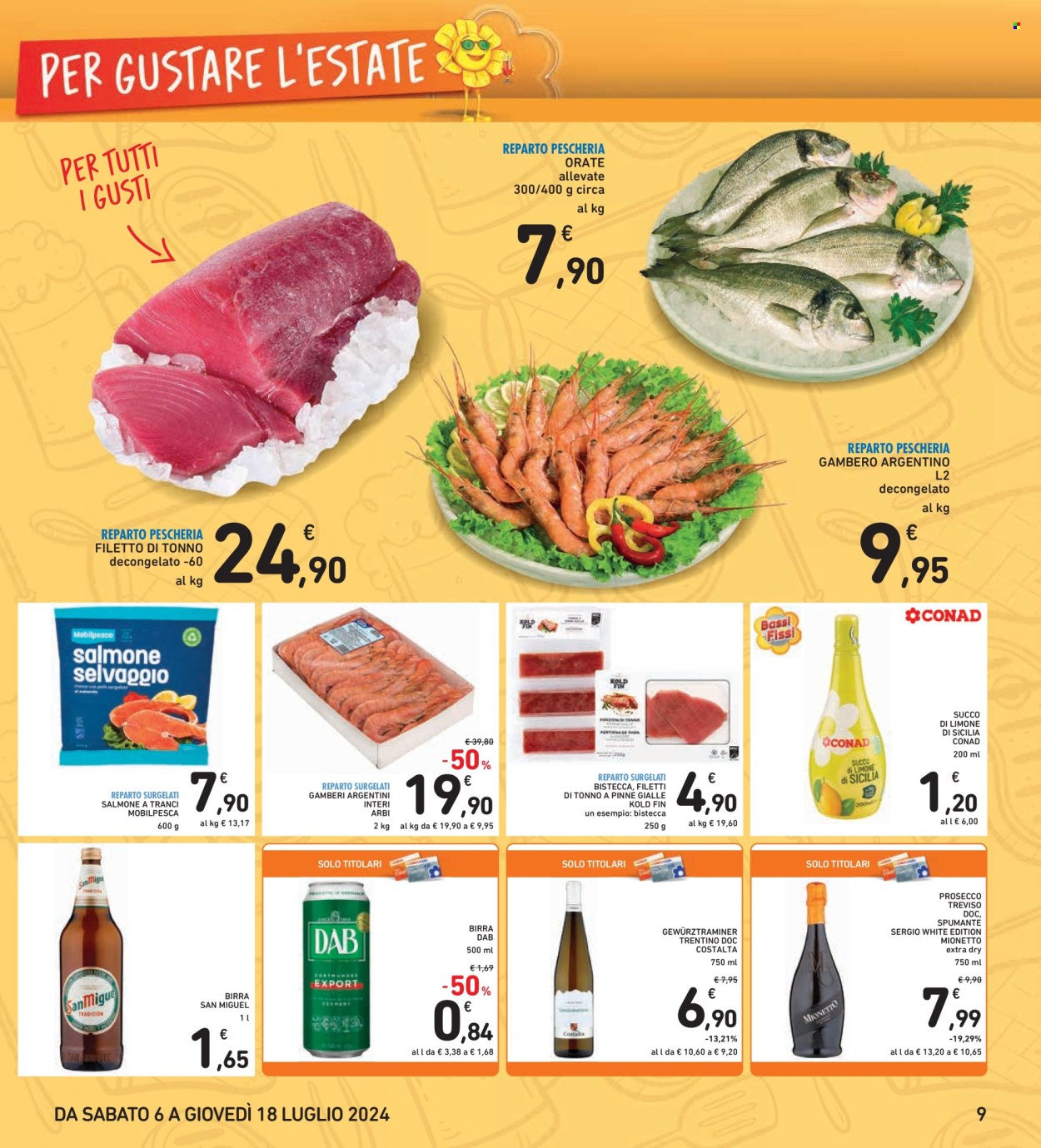 Leták Spazio Conad - 6.7.2024 - 18.7.2024. Strana 9