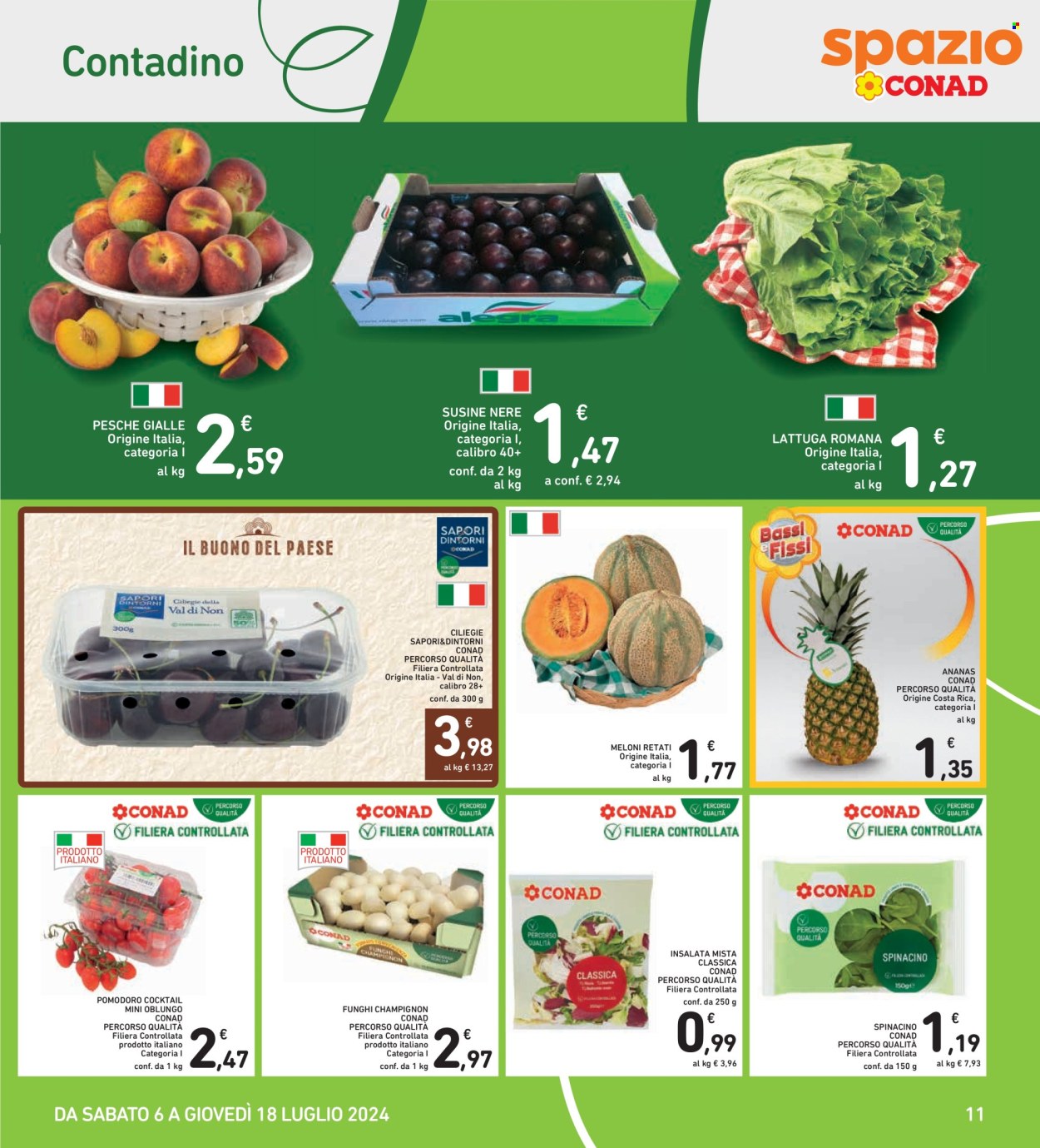 Volantino Spazio Conad - 6/7/2024 - 18/7/2024. Pagina 11
