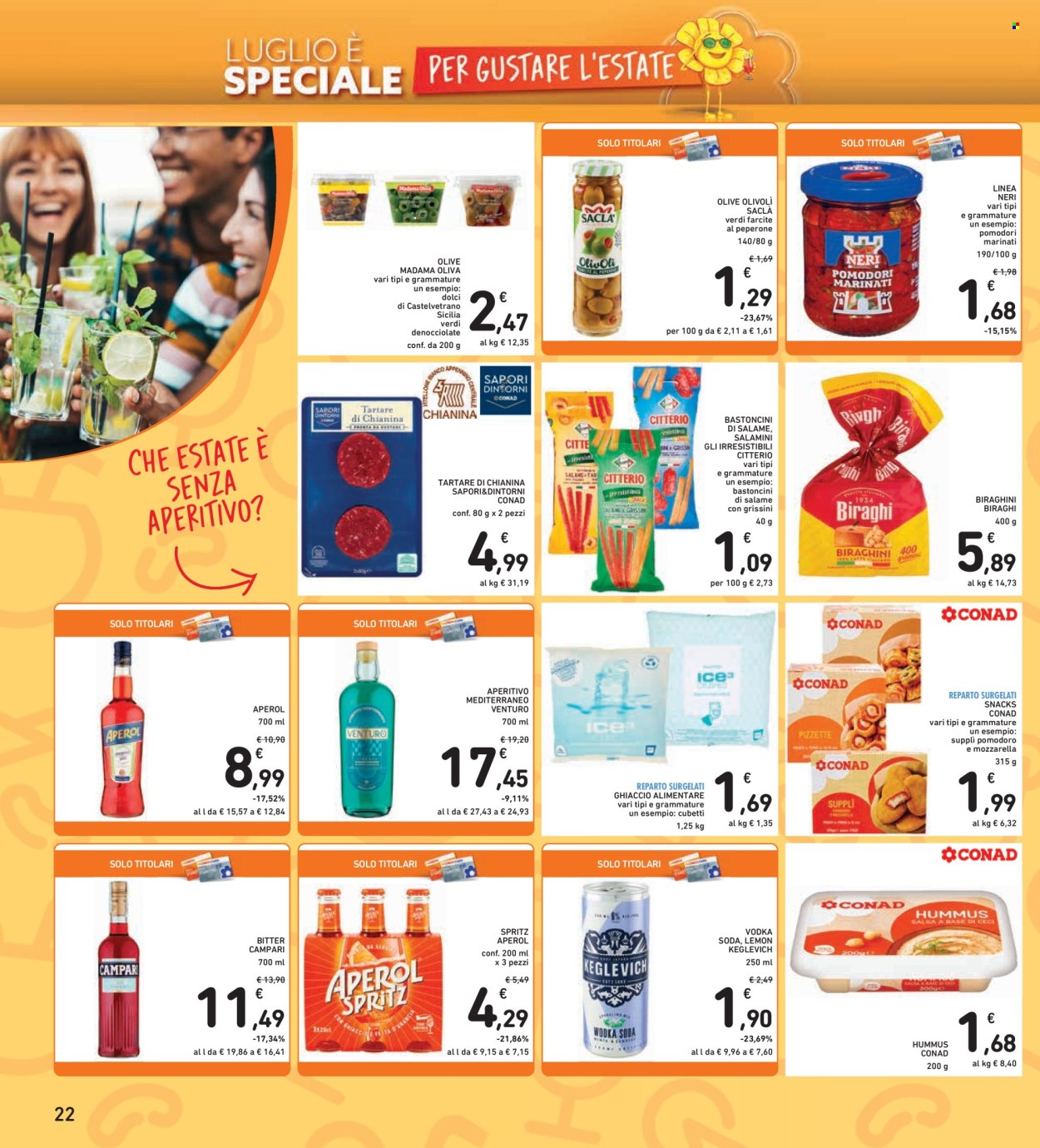 Leták Spazio Conad - 6.7.2024 - 18.7.2024. Strana 22