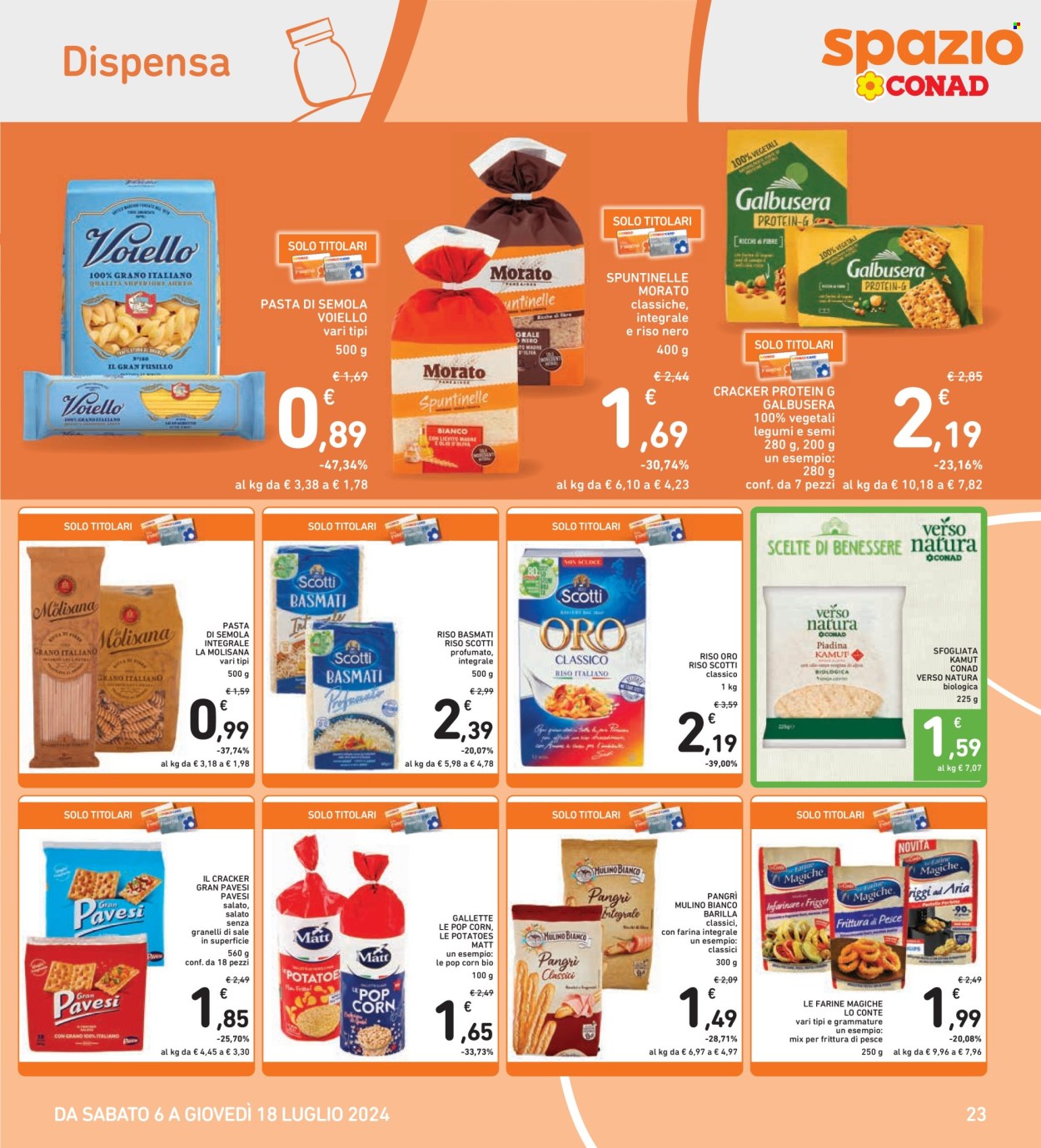Volantino Spazio Conad - 6/7/2024 - 18/7/2024. Pagina 23