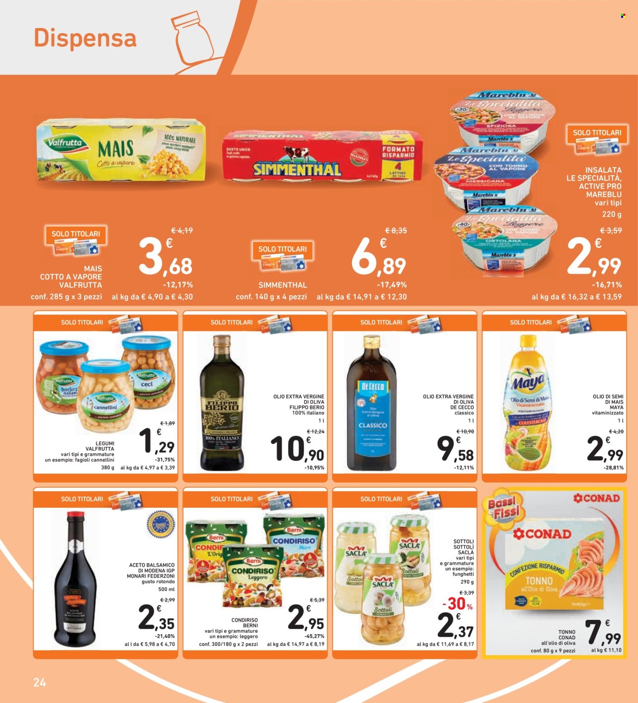Leták Spazio Conad - 6.7.2024 - 18.7.2024. Strana 24