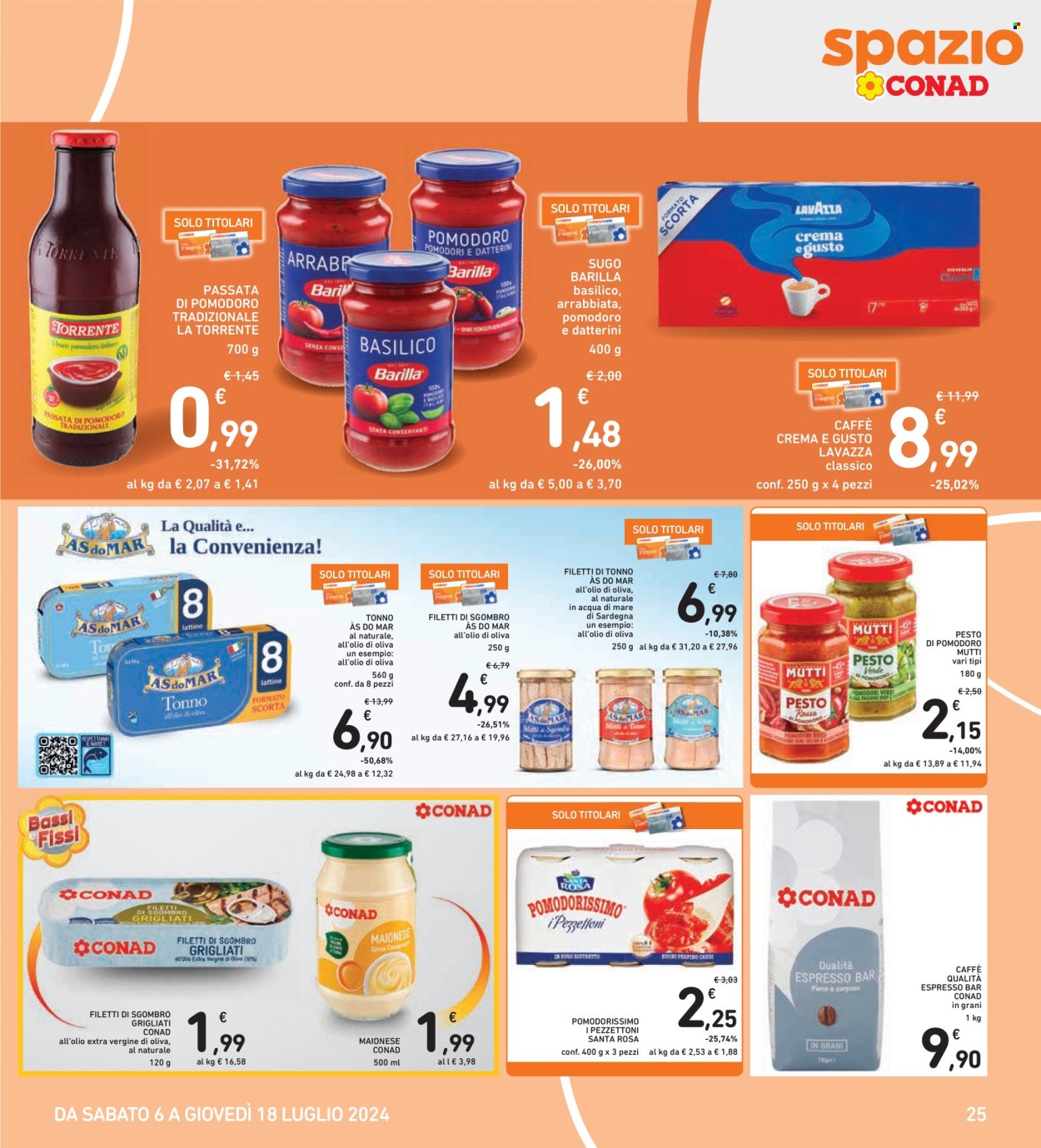 Volantino Spazio Conad - 6/7/2024 - 18/7/2024. Pagina 25