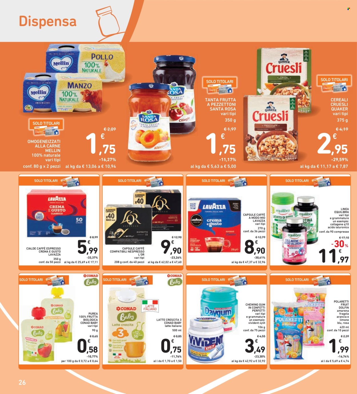 Volantino Spazio Conad - 6/7/2024 - 18/7/2024. Pagina 26