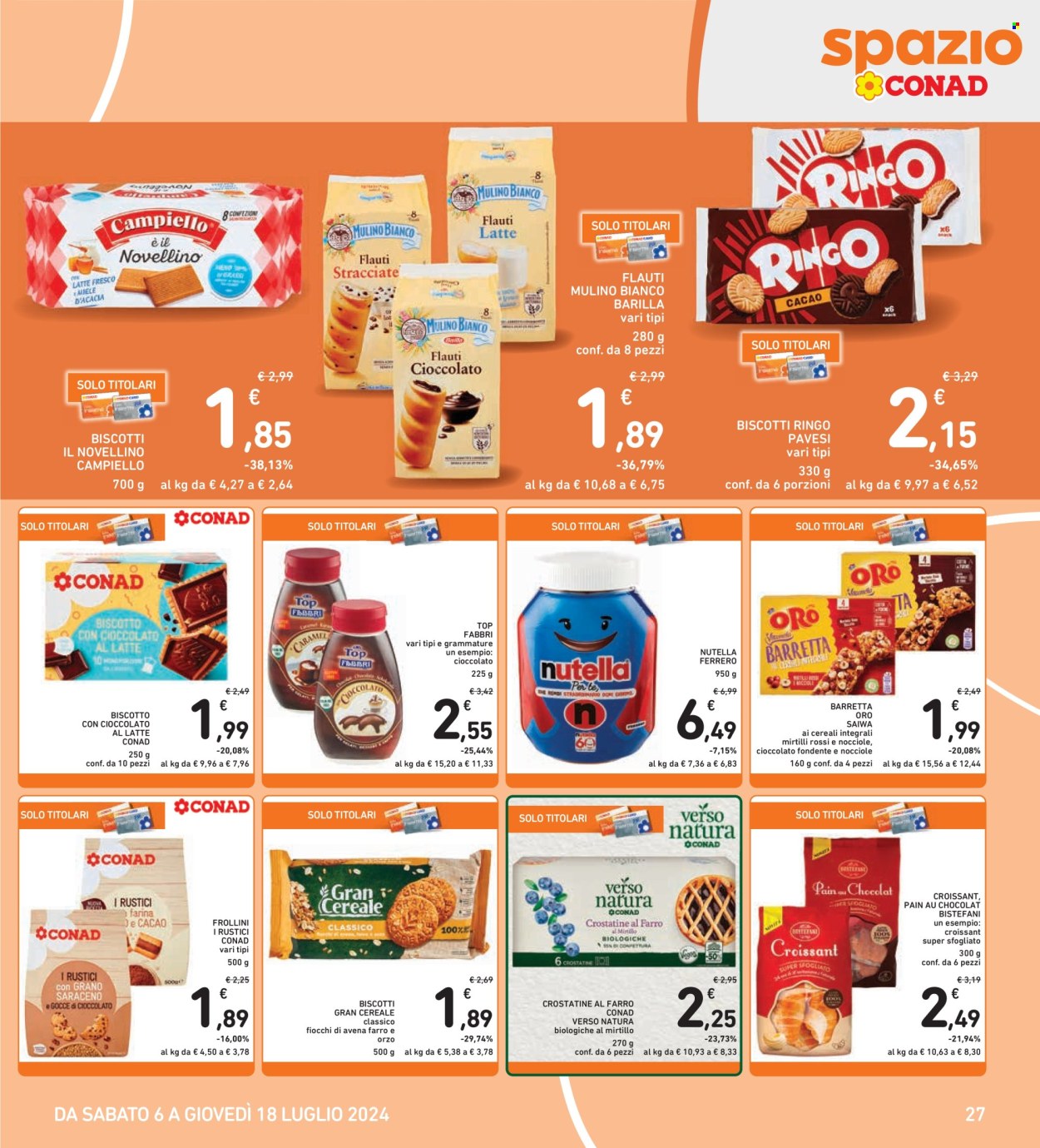 Volantino Spazio Conad - 6/7/2024 - 18/7/2024. Pagina 27