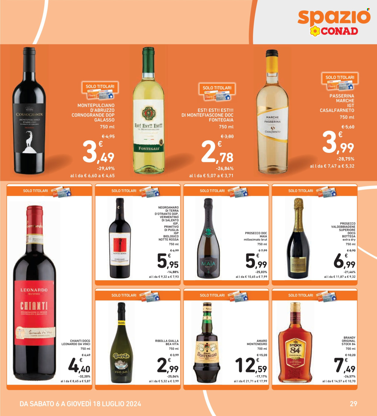 Volantino Spazio Conad - 6/7/2024 - 18/7/2024. Pagina 29