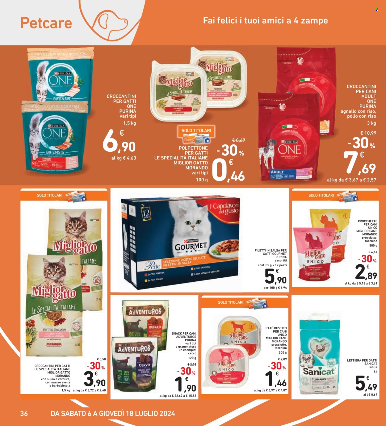 Leták Spazio Conad - 6.7.2024 - 18.7.2024. Strana 36