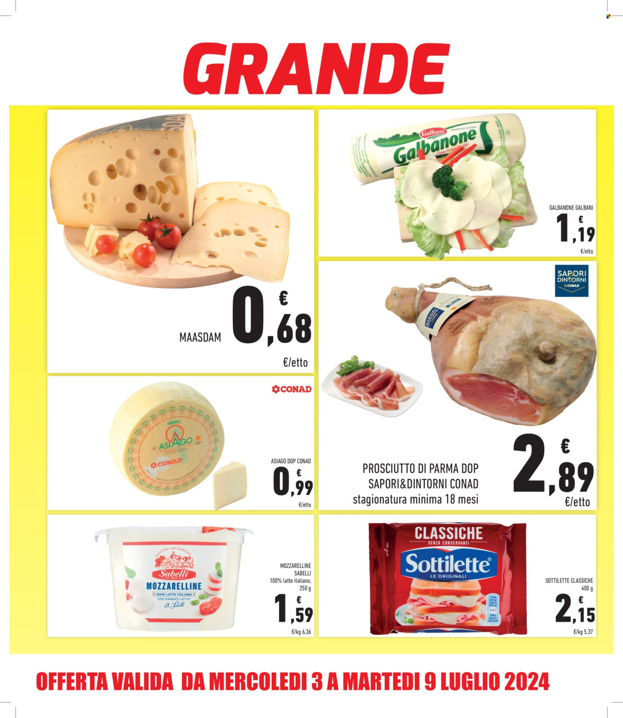 Volantino Conad - 3/7/2024 - 9/7/2024. Pagina 2