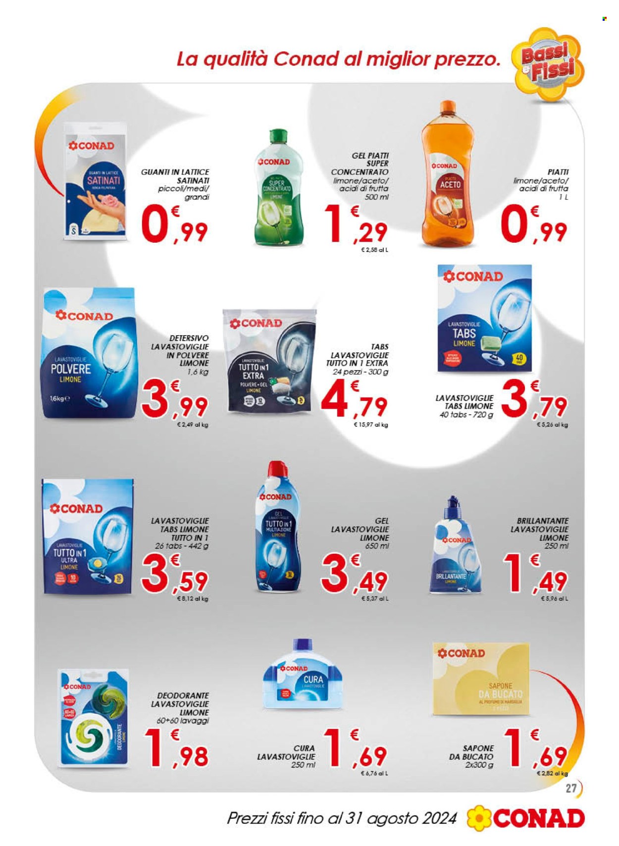 Volantino Conad - 28/6/2024 - 31/8/2024. Pagina 27