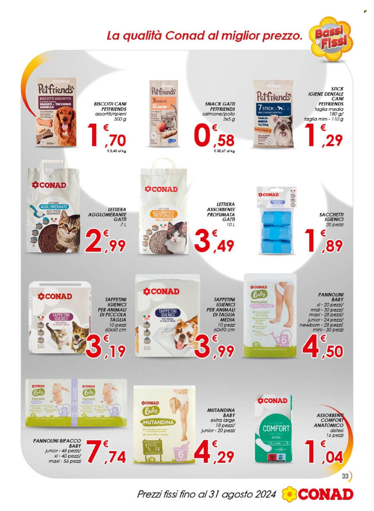 Leták Conad - 28.6.2024 - 31.8.2024. Strana 33