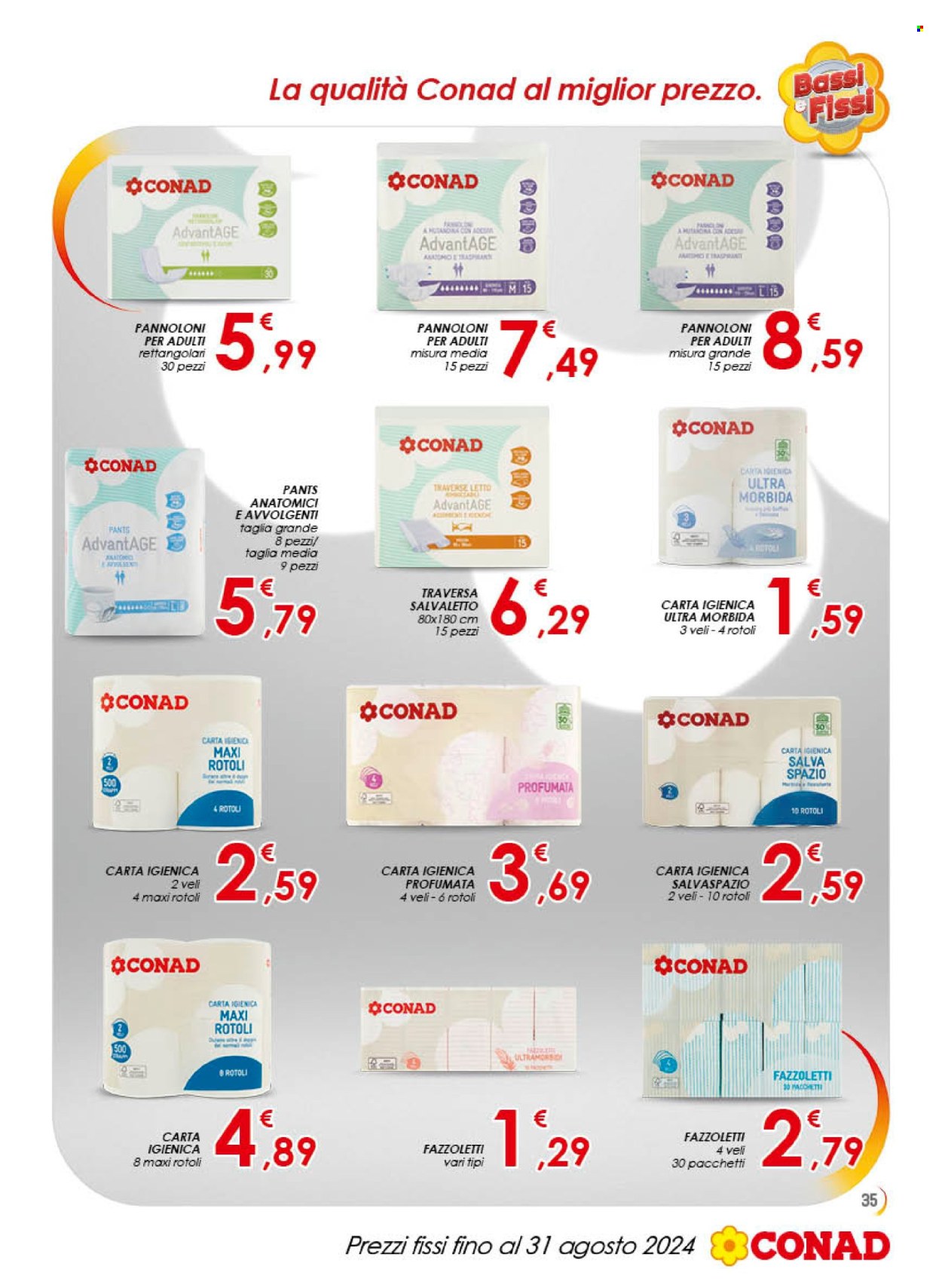 Leták Conad - 28.6.2024 - 31.8.2024. Strana 35