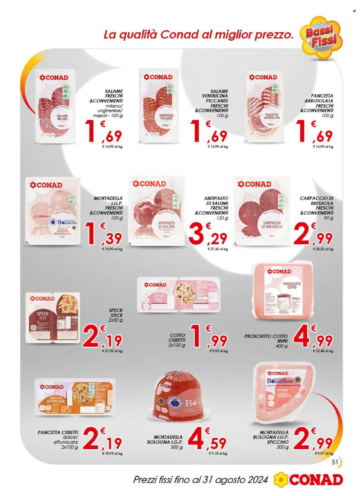 Leták Conad - 28.6.2024 - 31.8.2024. Strana 51