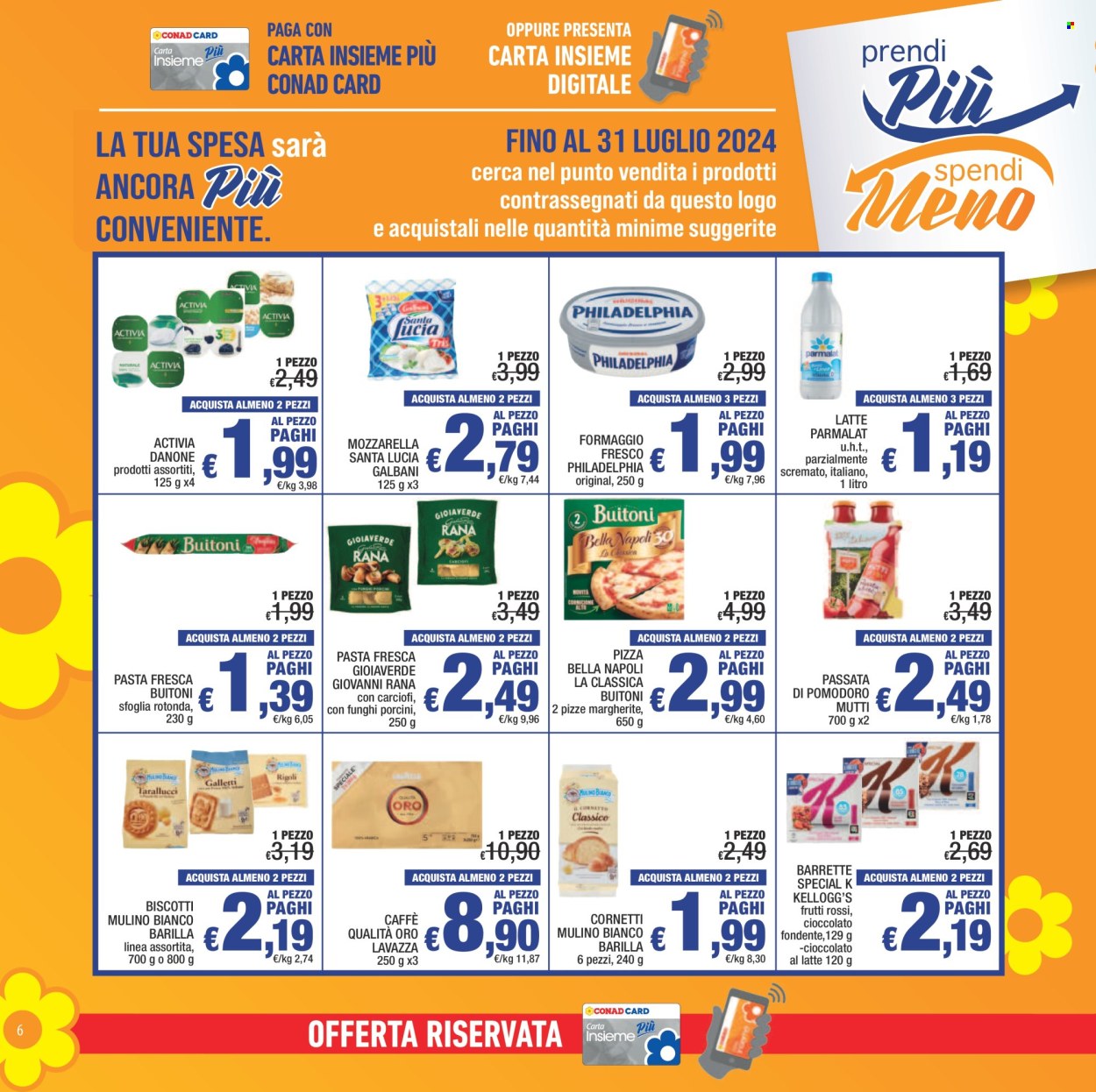 Volantino Spesa Facile Conad - 1/7/2024 - 31/7/2024. Pagina 6