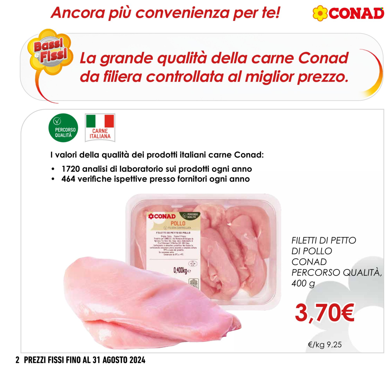 Leták Conad - 1.7.2024 - 31.8.2024. Strana 2