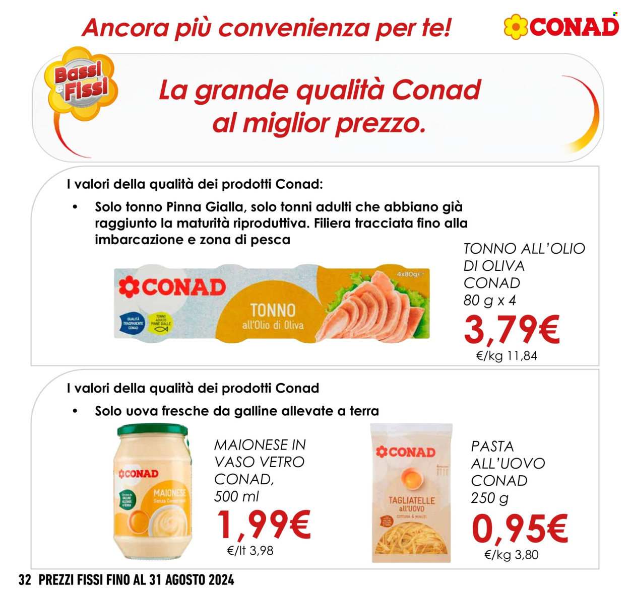 Leták Conad - 1.7.2024 - 31.8.2024. Strana 32