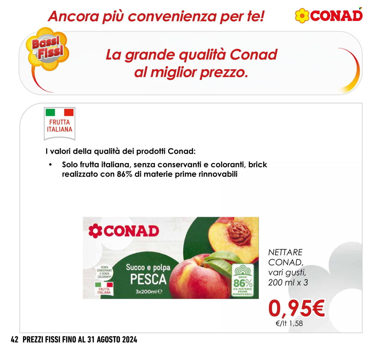 Leták Conad - 1.7.2024 - 31.8.2024. Strana 42