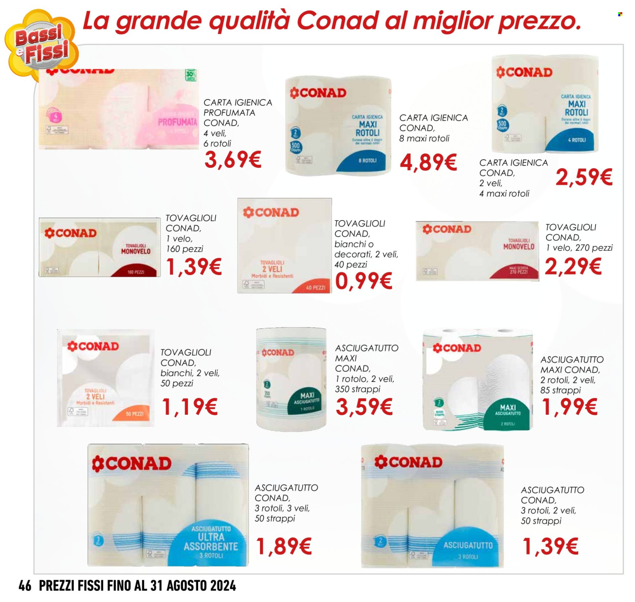Volantino Conad - 1/7/2024 - 31/8/2024. Pagina 46