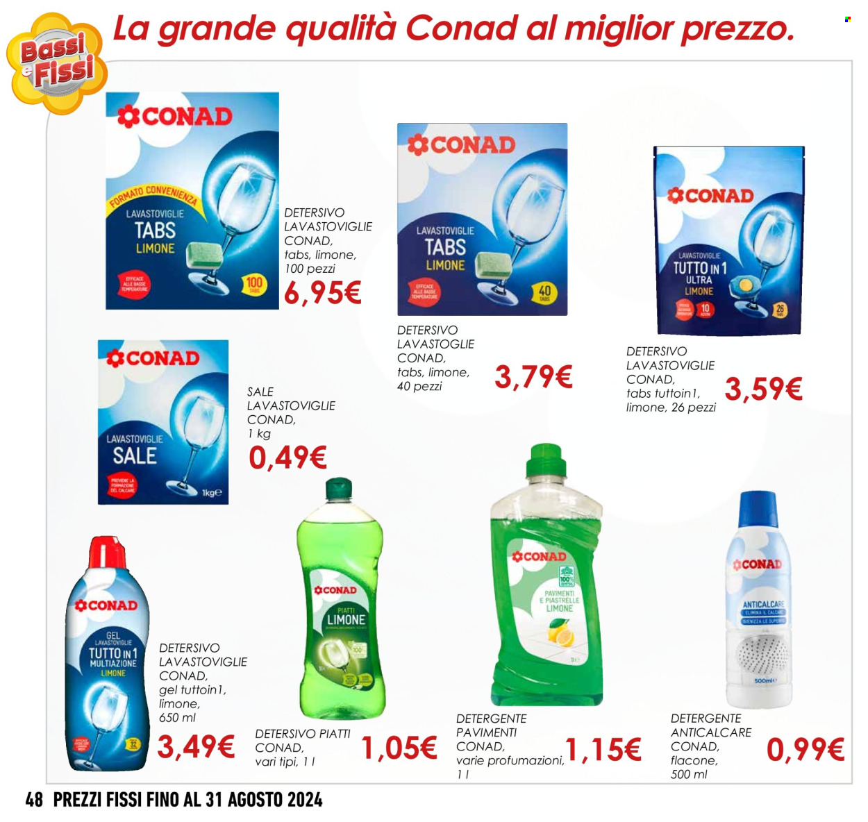 Volantino Conad - 1/7/2024 - 31/8/2024. Pagina 48