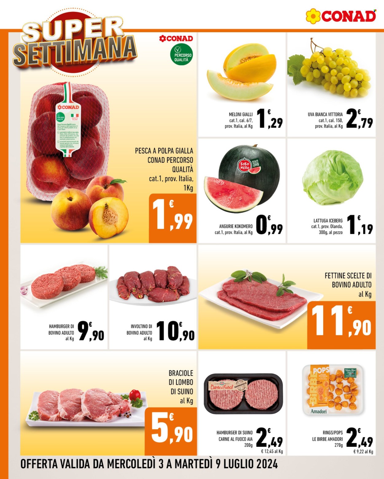 Volantino Conad - 3/7/2024 - 9/7/2024. Pagina 2