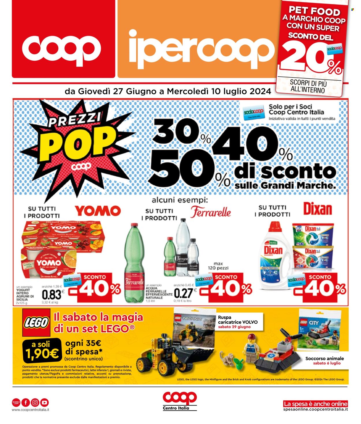 Volantino Coop - 27/6/2024 - 10/7/2024. Pagina 1