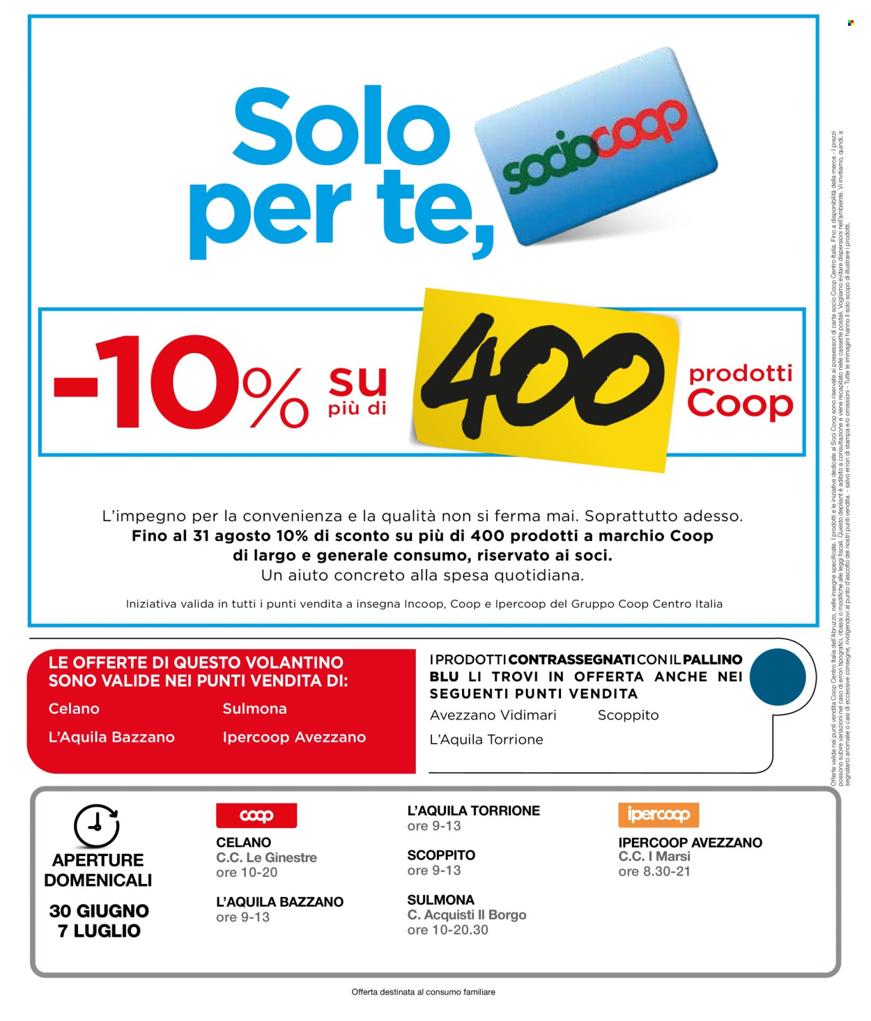 Volantino Coop - 27/6/2024 - 10/7/2024. Pagina 36