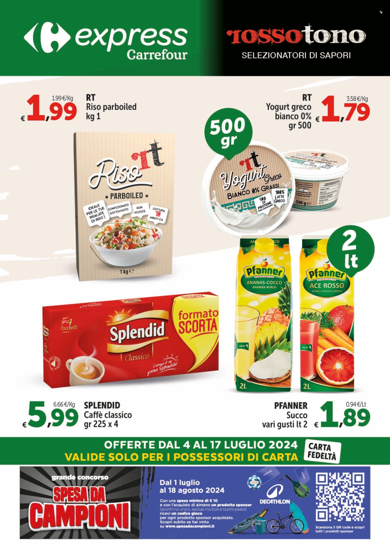 Leták Carrefour - 4.7.2024 - 17.7.2024. Strana 1