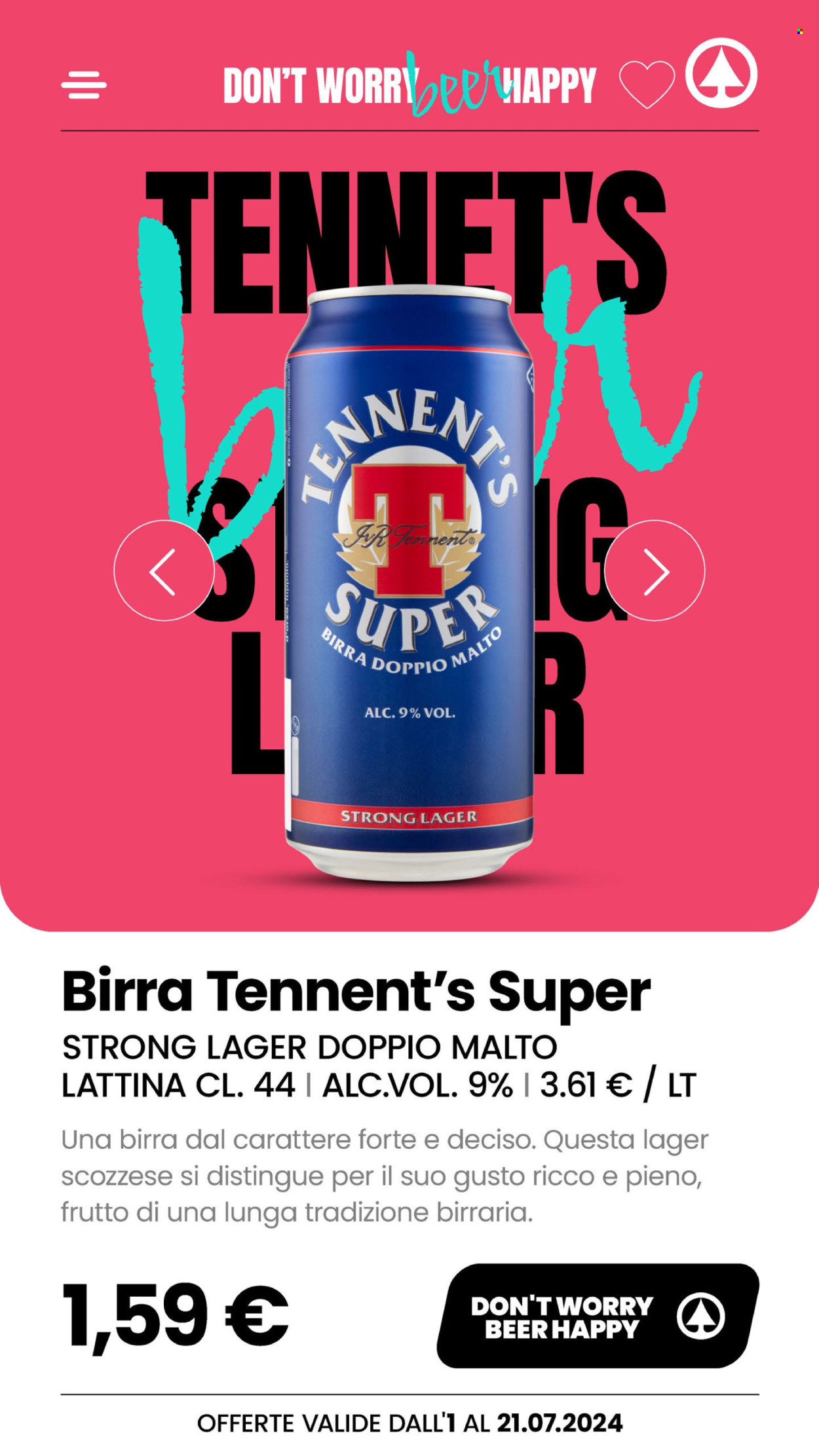 Volantino Eurospar - 1/7/2024 - 21/7/2024. Pagina 7