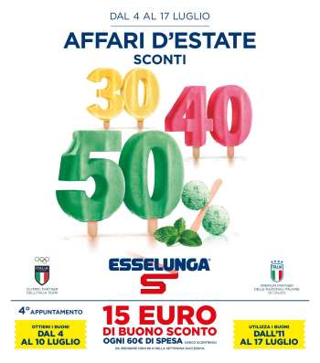 Volantino Esselunga - 4/7/2024 - 17/7/2024.