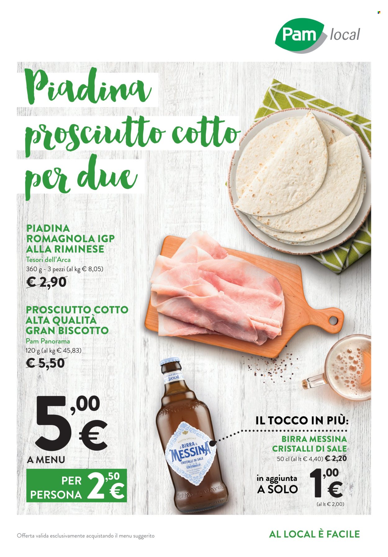 Volantino Pam local. Pagina 1