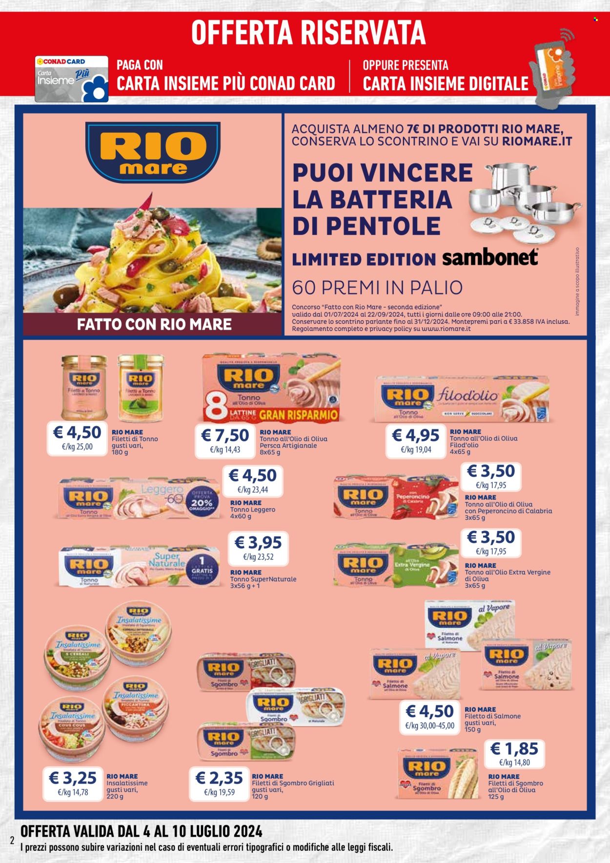 Leták Conad - 4.7.2024 - 10.7.2024. Strana 2