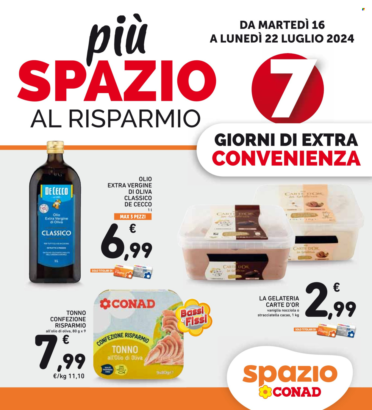 Volantino Spazio Conad - 16/6/2024 - 22/6/2024. Pagina 1