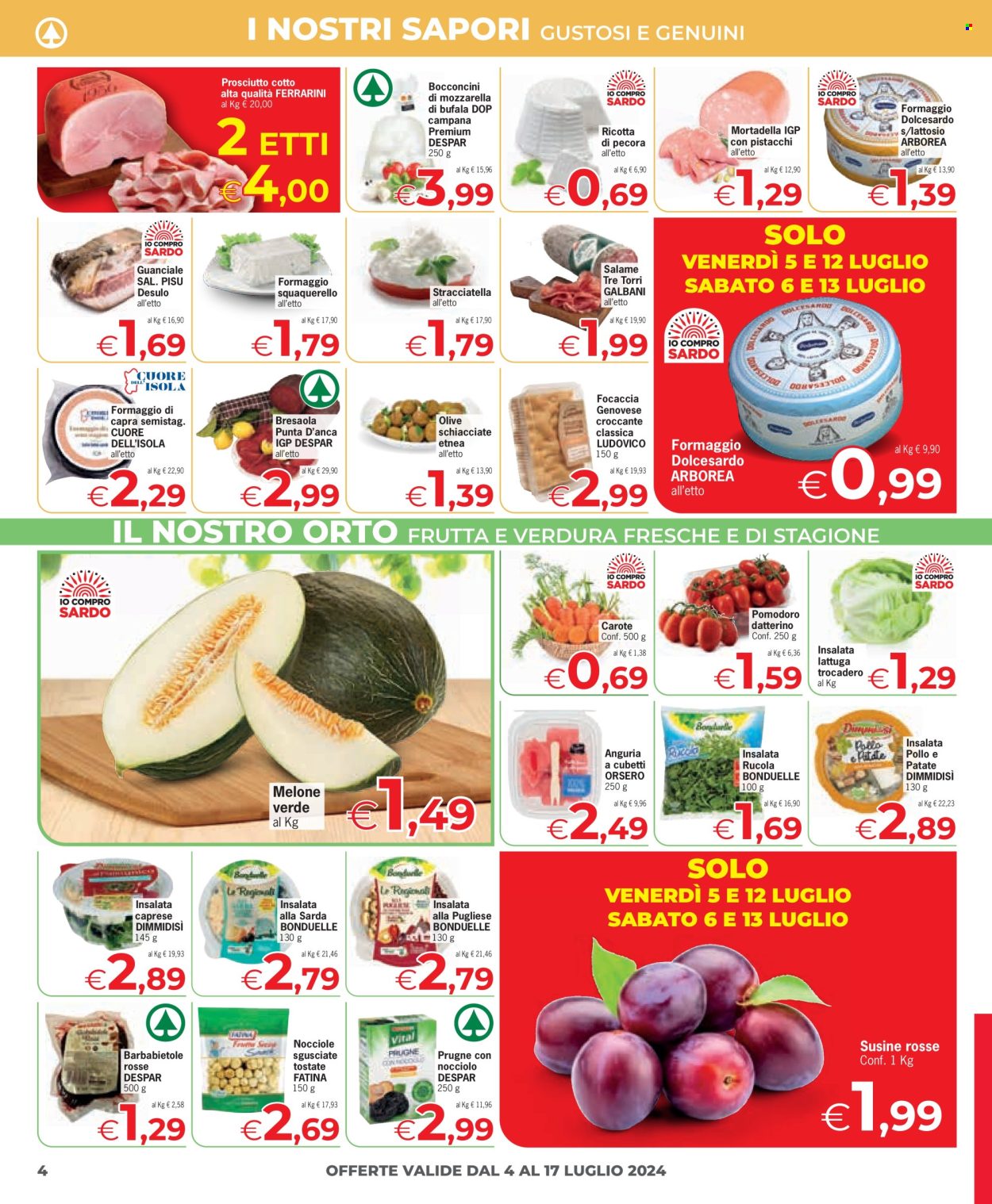 Volantino Despar - 4/7/2024 - 17/7/2024. Pagina 4