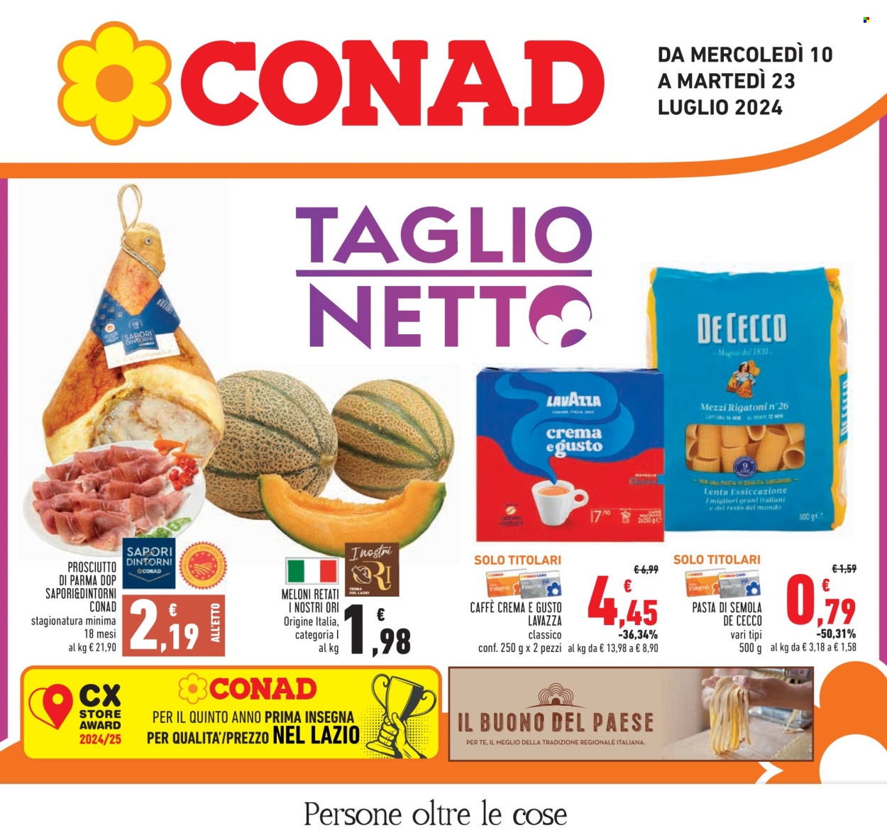 Volantino Conad - 10/7/2024 - 23/7/2024. Pagina 1